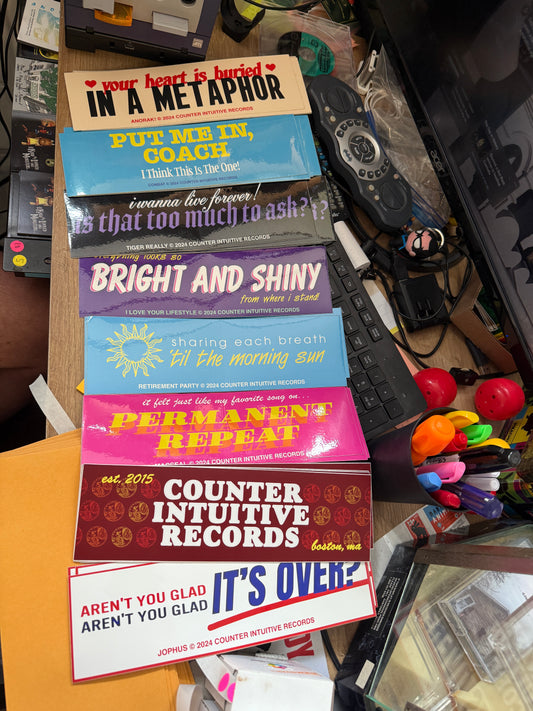 bumper sticker pack